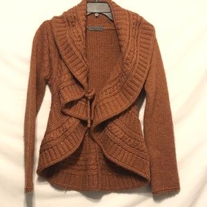 Anthropologie Elsamanda Alpaca Wool Blend Shawl Collar Cardigan Sweater Medium